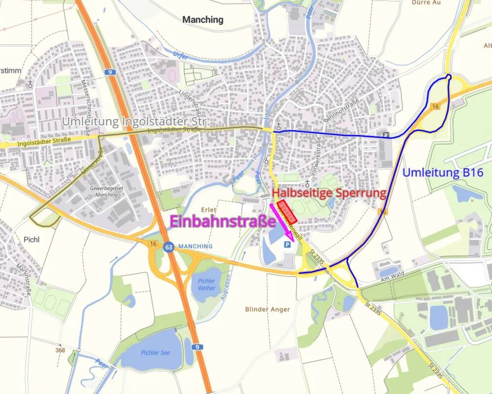 verkehrsregelnden Maßnahmen